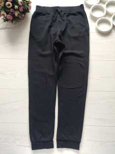 12,13 років, зріст 152,158 Чорні штани на флісі спортивні