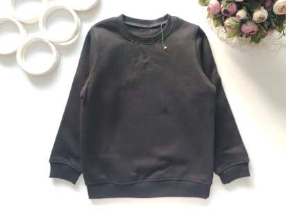 7 років, зріст 122 Новий чорний світшот на флісі для хлопчика