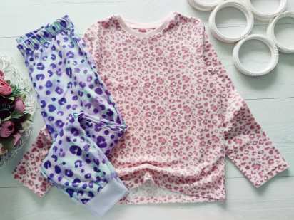 7,8 років, зріст 122,128 Тепла набірна дитяча піжама велюр