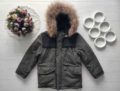 7,8 років, зріст 122,128 Зимова курточка на синтепоні