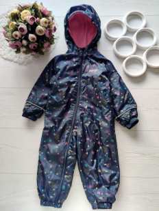 12,18 міс, зріст 80,86 Демісезонний комбінезон на флісі дівчинці