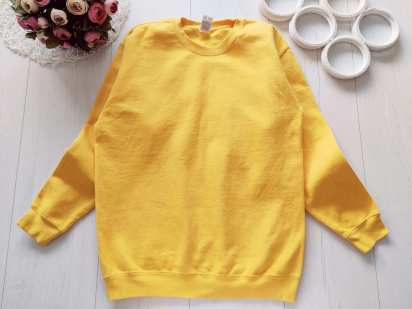 12,13 років, зріст 152 Світшот на флісі жовтий