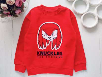 3,4 роки, зріст 98,104 Світшот на флісі Сонік