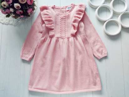 2,3 роки, зріст 98 Тепле в'язане плаття, котон