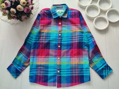 10 років, зріст 140 Красива бавовняна дитяча сорочка