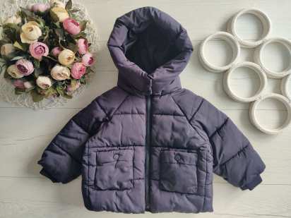 6,9 міс, зріст 74 Тепла курточка на синтепоні, фліс