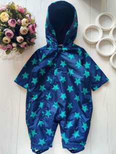 4-6 міс, зріст 68 Демісезонний комбінезон на флісі