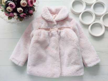 2,3 роки, зріст 92,98 Дитяче пухнасте пальто