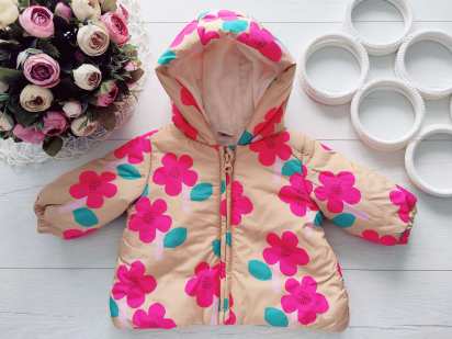 3 міс, зріст 62 Тепла демісезонна курточка на синтепоні