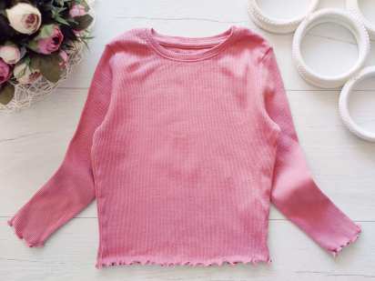 3,4 роки, зріст 104 Лонгслів у рубчик