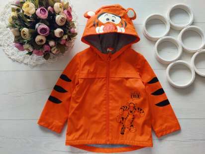 12,18 міс, зріст 86 Яскрава! Куртка- дощовик