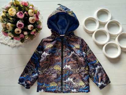 2 роки, зріст 92 Курточка-вітрівка демі з утепленням