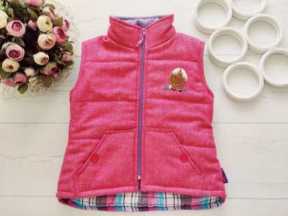 10,11 років, зріст 140,146 Тепла жилетка на синтепоні для дівчинки