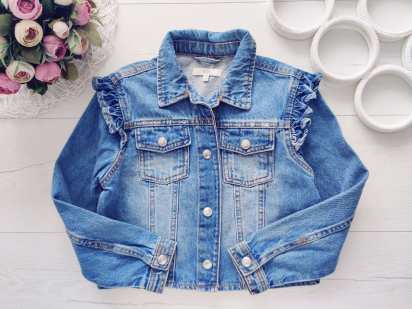 7,8 років, зріст 122,128 Джинсівка на кнопках