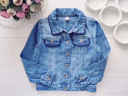 4,5 років зріст 104,110 Джинсівка для дівчинки на кнопках