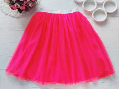 12-13 років, зріст 145-148 Рожева спідниця фатин