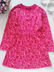 7,8 років, зріст 122,128 Сукня трикотажна з рукавами