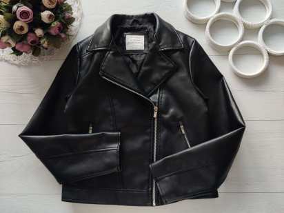 12,13 років, зріст 158 Кожанка косуха для дівчинки