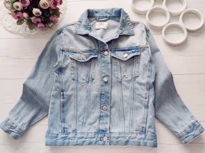 11,12 років, зріст 152 Блакитна фірмова дитяча джинсовка