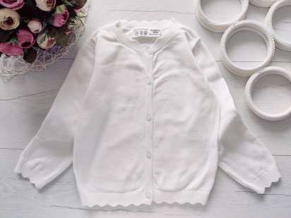 2,3 роки, зріст 98 Біла кофта кофта