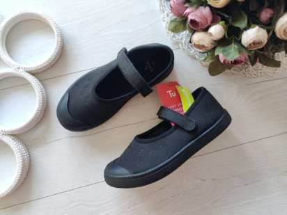 (2 пари) 31 (20 см) Нові чорні мокасини на липучках, змінка