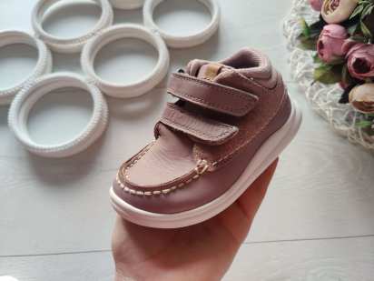 22 (14 см) №2 Шкіряні демісезонні черевики для дівчинки