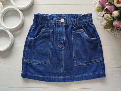 6 років, зріст 116 Джинсова спідниця на гумці