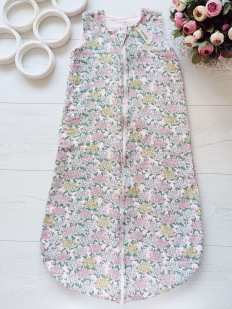 6-18 міс, Новий дитячий спальний мусліновий мішок на х\б підкладці