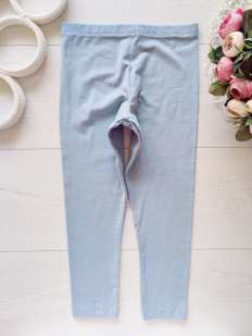 2,3 роки, зріст 98 Трикотажні блакитні лосини для дівчинки