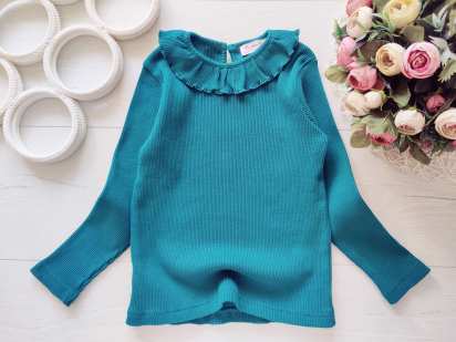 4,5 лет, рост 104,110 Лонгслив для девлчки в рубчик