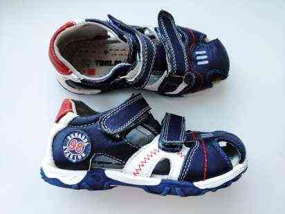 26-27 (17 см) Ортопедичні шкіряні босоніжки для хлопчика