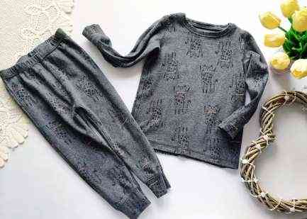 1,5\2 роки, зріст 92 Піжама для дівчинки в котах