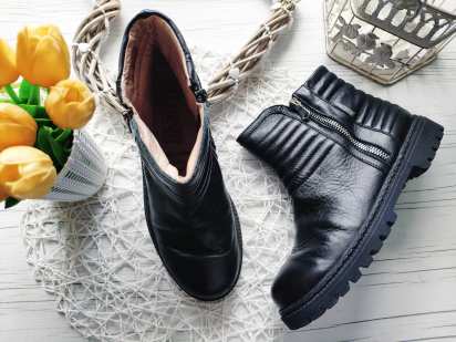 36-37 (23,5 см) Італія! Шкіряні демісезонні черевики