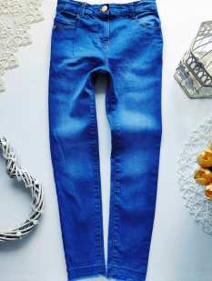 9 лет, рост 134 Стрейчевые узкачи с необработанными краями