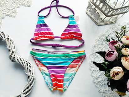 4-6 лет, рост 104-116 Раздельный детский купальник