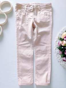 6 лет, рост 116 Пудровые джинсы