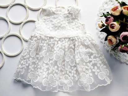 3-6 мес, рост 62-68 Нарядное детское платье