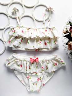 5\6 лет, рост 116 Раздельный детский купальник