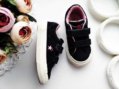 22 (14 см) Замшеві кеди для дівчинки