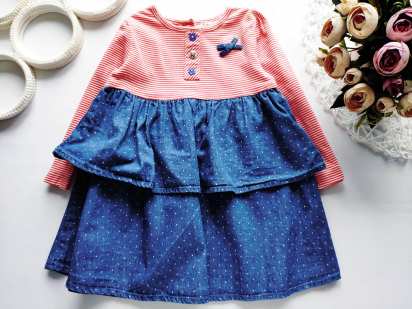 9\12 мес Платье для девочки