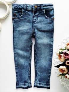 18-24 мес, рост 86-92 Скинни с необработанными краями