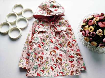 5,6 лет, рост 110,116 Куртка- дождевик на флисе Скай