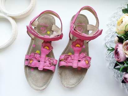 32 (20,5 см) Шкіряні босоніжки