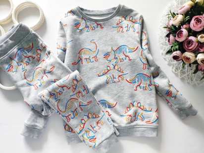 5,6 років, зріст 116 Комплект у динозаврах