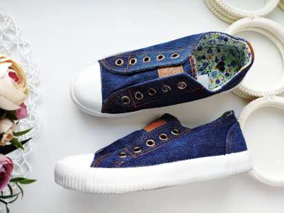 29 (19 см) Джинсові кеди на резинці