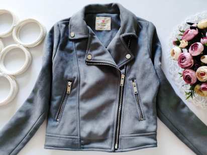 9,10 лет, рост 140 Косуха под замшу