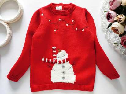 12\18 мес, рост 86 Котоновый свитерок