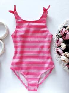 4,5 лет, рост 104,110 Полосатый купальник