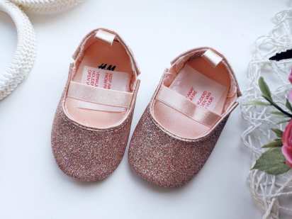 11 см. Блискучі пінетки