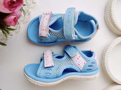 20 (12,5-13,5 см) Блакитні босоніжки